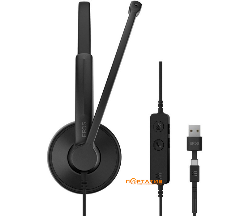 Гарнитура EPOS IMPACT 100 UC Stereo USB-C+A (1001420)