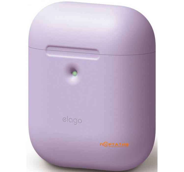 Чохол Elago A2 Silicone Case for Airpods with Wireless Charging Case Lavender (EAP2SC-LV)