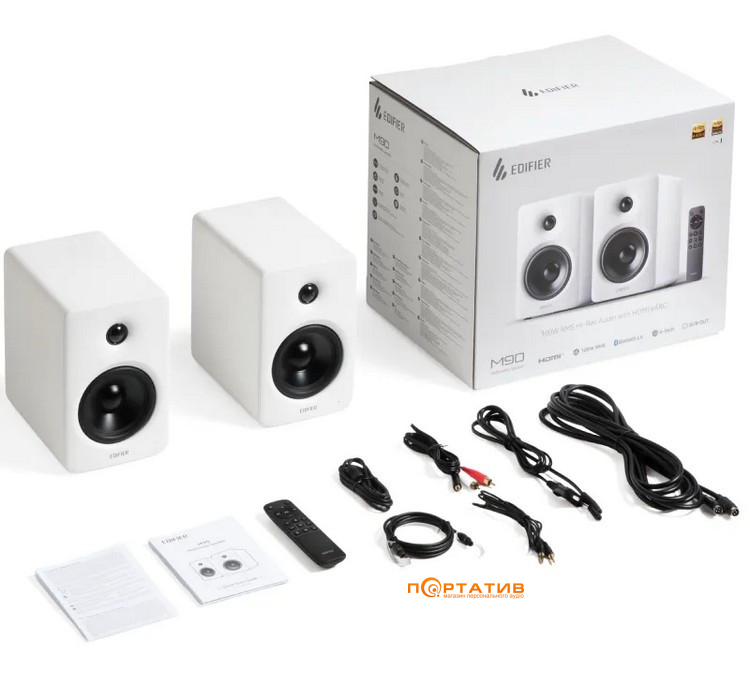 Акустика Edifier M90 White 2.0 100W Bluetooth Hi-Res