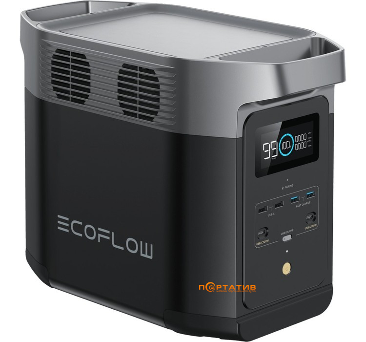 Зарядная станция EcoFlow DELTA 2, 1800W/1024Wh (ZMR330-EU) Switzerland Version