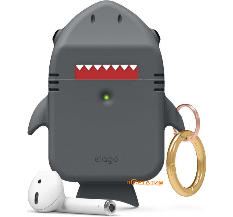 Elago Shark Case for Airpods Dark Grey (EAP-SHARK-DGY)