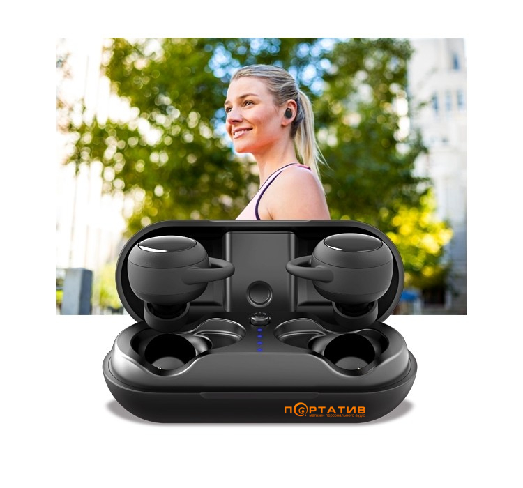 Навушники Ergo BS-500 Twins 2 Black