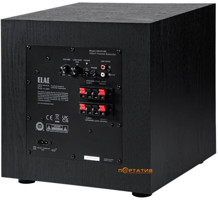 Сабвуфер Elac Debut 3.0 DS103 Black