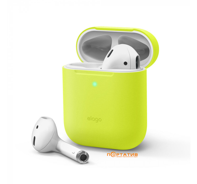 Чохол Elago Skinny Case for Airpods Neon Yellow (EAPSK-BA-NYE)