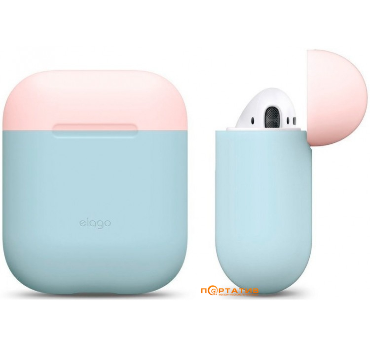Elago Duo Case for Airpods Pastel Blue/Pink/White (EAPDO-PBL-PKWH)