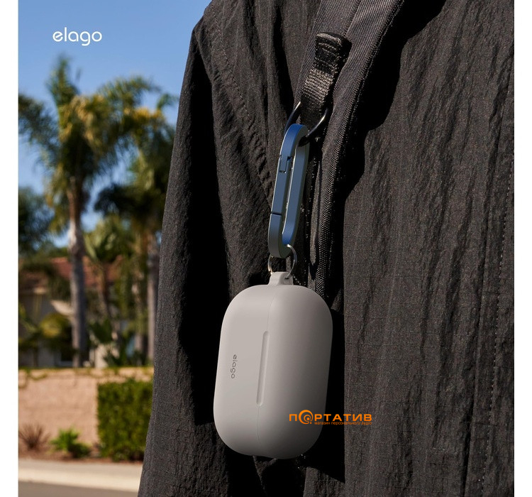 Чохол Elago Silicone Hang Stone for Airpods Pro 3rd Gen (EAPP3SC-HANG-ST)