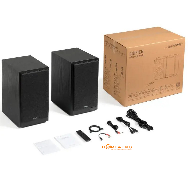Акустика Edifier R2750DB MKII Black 2.0 144W Bluetooth Hi-Res
