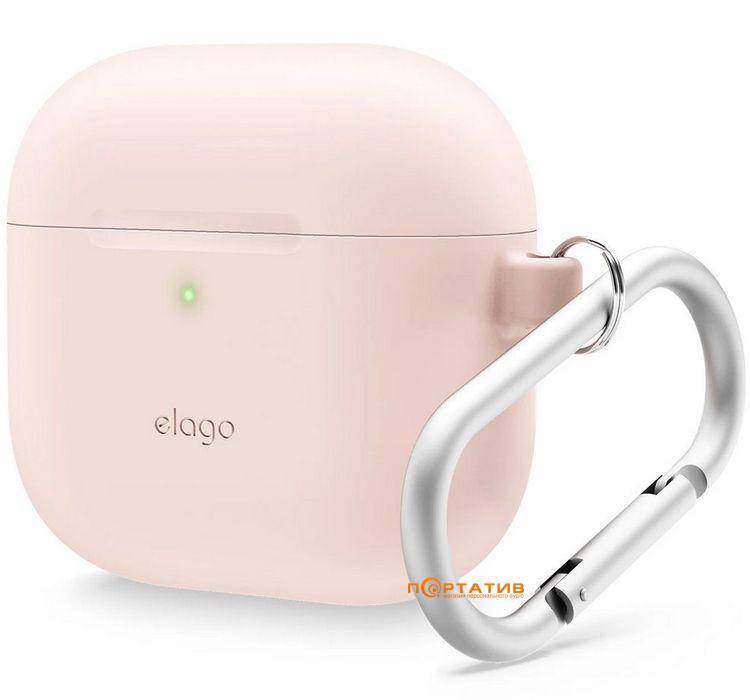 Чехол Elago Silicone Hang Sand Pink for Airpods 4rd Gen (EAP4SC-HANG-SPK)