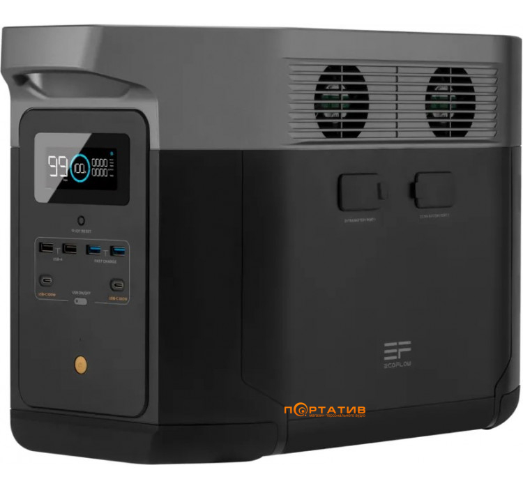 Зарядная станция EcoFlow DELTA Max 1600, 2000W/1612Wh (DELTAMAX1600-EU)