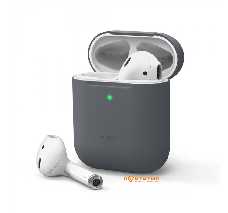 Чохол Elago Skinny Case for Airpods Dark Gray (EAPSK-BA-DGY)