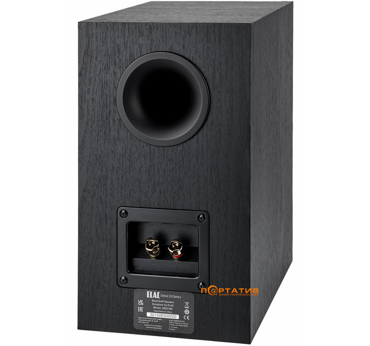 Акустика Elac Debut 3.0 DB53 Black (1 шт.)