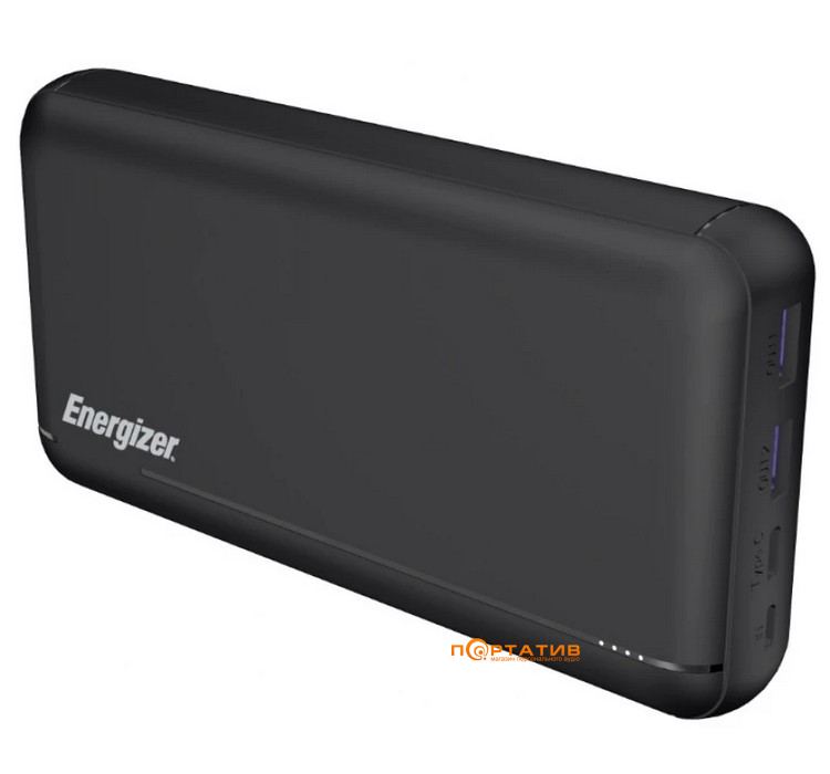 Зовнішній акумулятор Energizer UE30057PQ 30000 mAh Type-C PD + QC22.5W Black