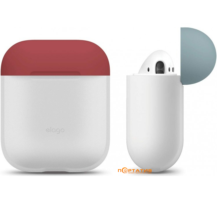 Чохол Elago Duo Case for Airpods Nightglow Blue / Italian Rose / Coral (EAPDO-LUBL-IROCBL)