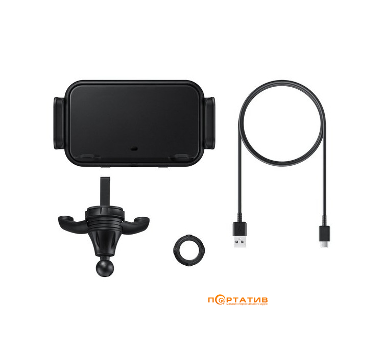 Автодержатель с беспроводной зарядкой Samsung USB Type-C Wireless Car Charger (EP-H5300CBRGRU)
