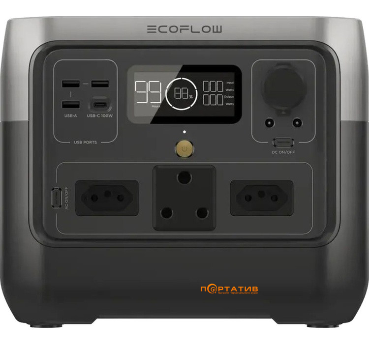 Зарядна станція EcoFlow RIVER 2 Pro, 800W/768Wh Міжнародна версія (ZMR620-B-ZA-CLRBox)