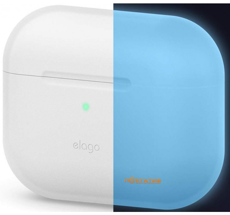 Elago Original Silicone Case for Airpods Pro Night Glow Blue (EAPPOR-BA-LUBL)
