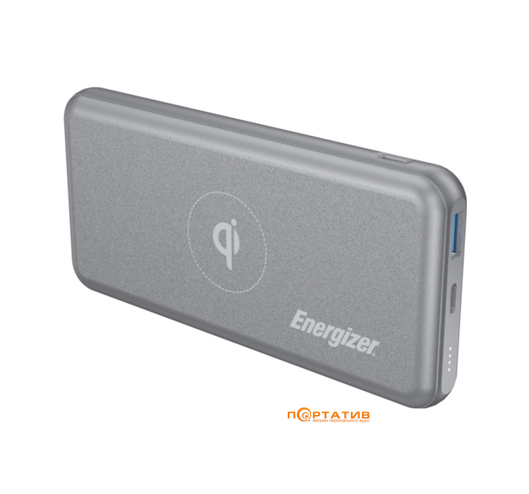 Energizer QE10007PQ 10000mAh Qi wireless Type-C PD (Grey)