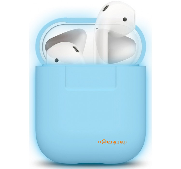Elago Silicone Case for Airpods Nightglow Blue (EAPSC-LUBL)