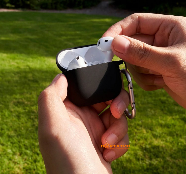 Чохол Elago Liquid Hybrid Hang Black for Airpods 4rd Gen (EAP4RH-HANG-BK)