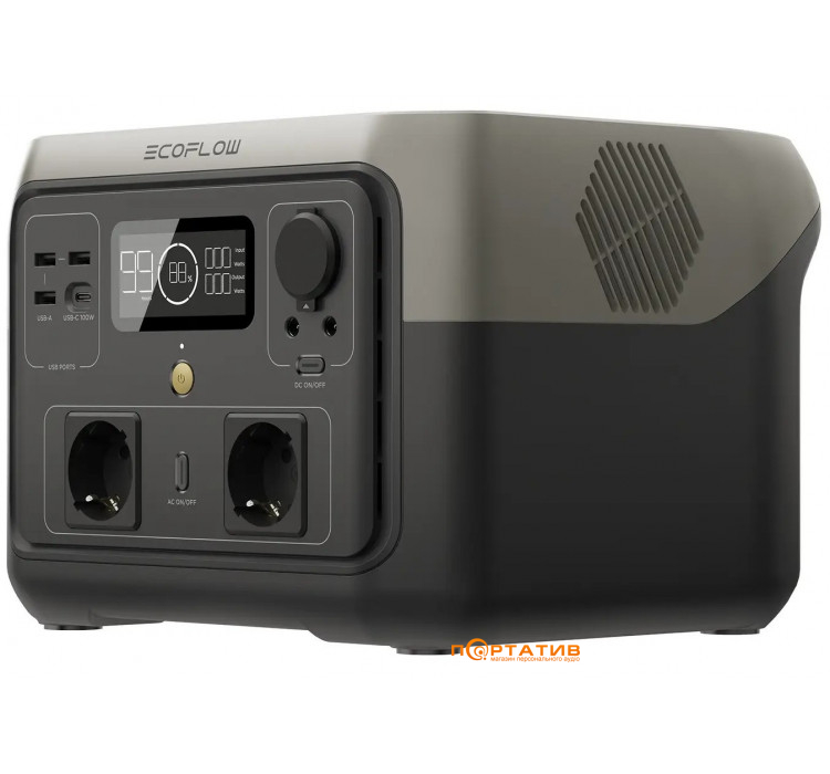 Зарядна станція EcoFlow RIVER 2 Max, 500W/512Wh (RIVER2Max)