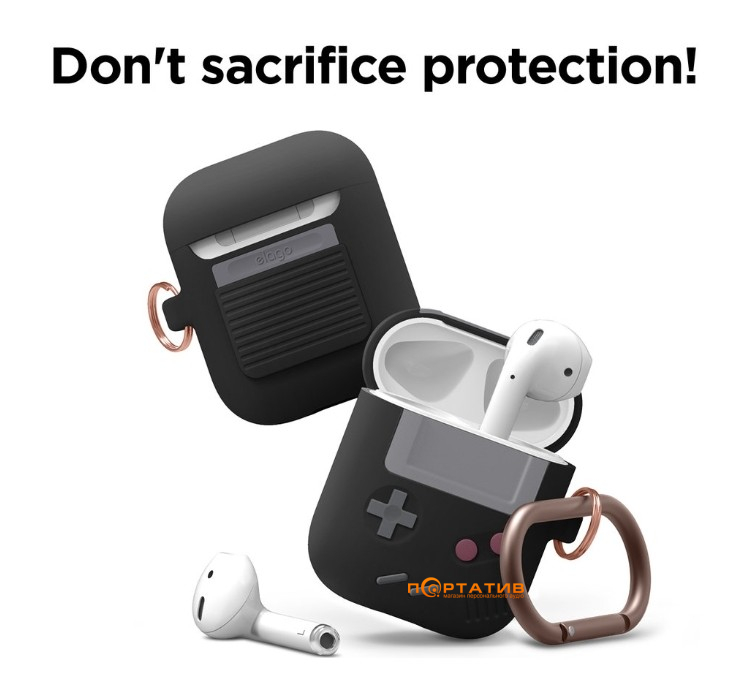 Чехол Elago AW5 Hang Case for Airpods Black (EAPAW5-BK)