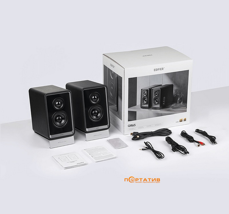 Акустика Edifier QR65 Black 2.0 70W Bluetooth Hi-Res