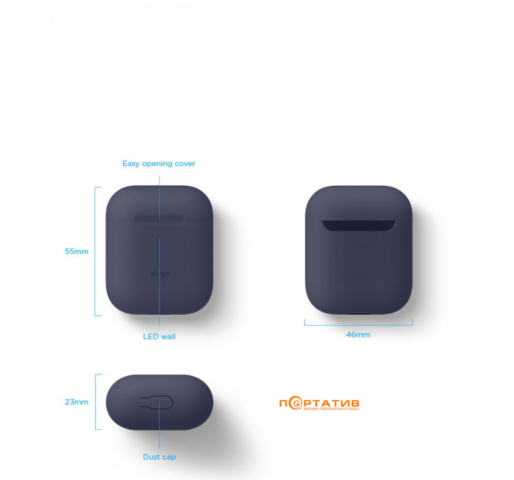 Чохол Elago Skinny Case for Airpods Jean Indigo (EAPSK-BA-JIN)