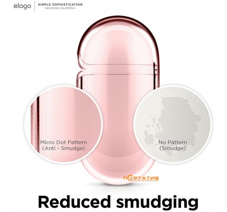 Чехол Elago Clear Hang Case Lovely Pink for Airpods Pro 3rd Gen (EAPP3CL-HANG-LPK)