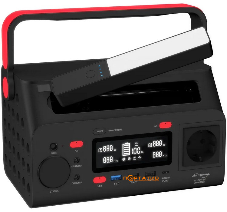 Зарядна станція Energizer PPS300W2 - 293Wh 300W