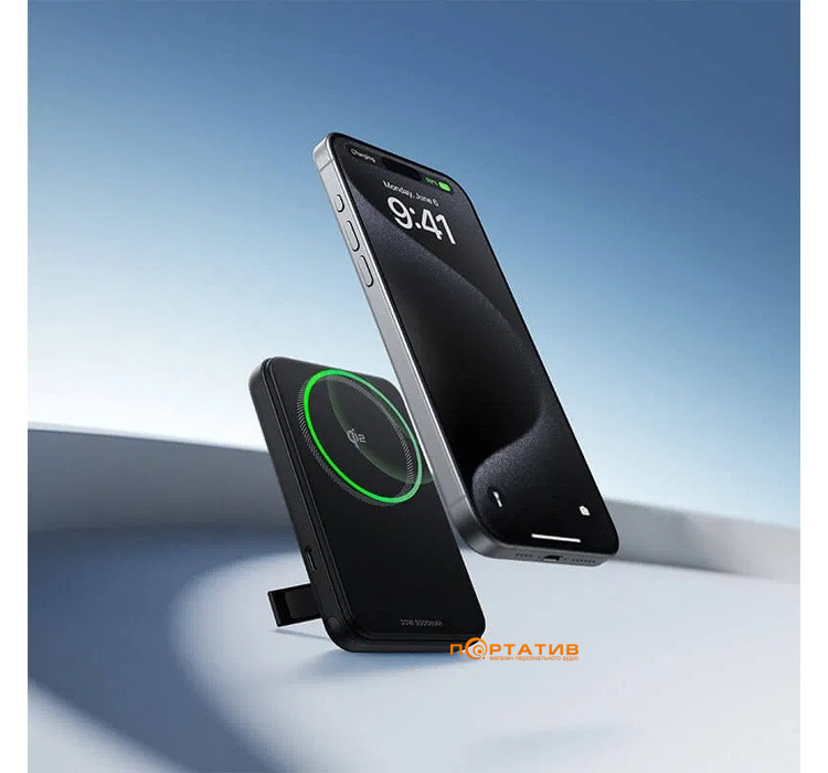 Внешний аккумулятор EcoFlow RAPID Magnetic 10000mAh Qi2 15W + PD 65W Black (EF-RAPID10000-B-EU)