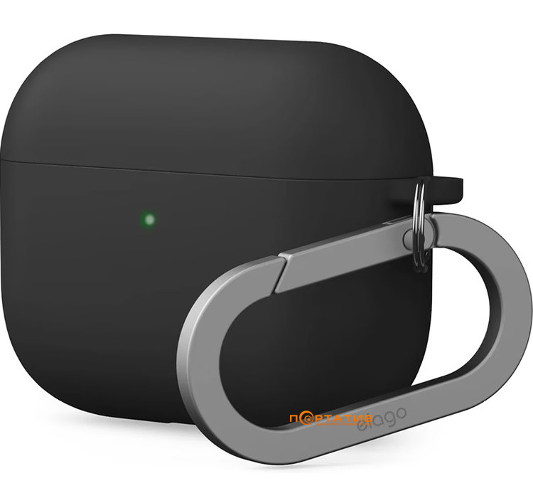 Чехол Elago Liquid Hybrid Hang Case Black for Airpods Pro 3rd Gen (EAPP3RH-HANG-BK)