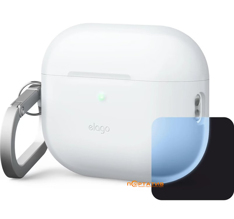 Чохол Elago Silicone Hang Nightglow Blue for Airpods Pro 3rd Gen (EAPP3SC-HANG-LUBL)