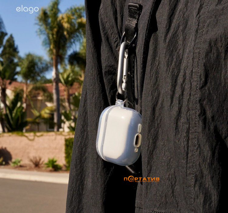 Чехол Elago Clear Hang Transparent for Airpods 4rd Gen (EAP4CL-HANG-TR)