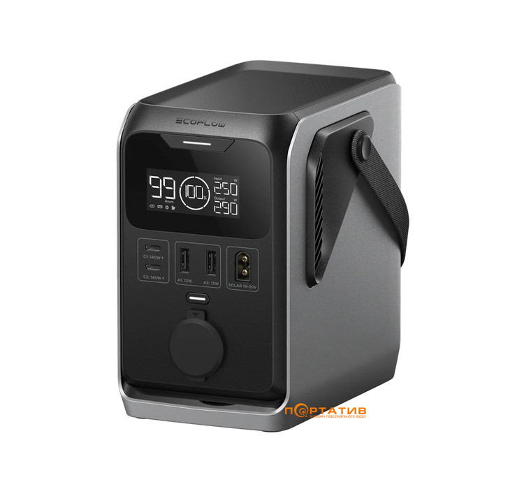 Зарядна станція EcoFlow Trail 300 DC 300W/288Wh, 90000mAh, No AC (EF-TRAIL300-N)