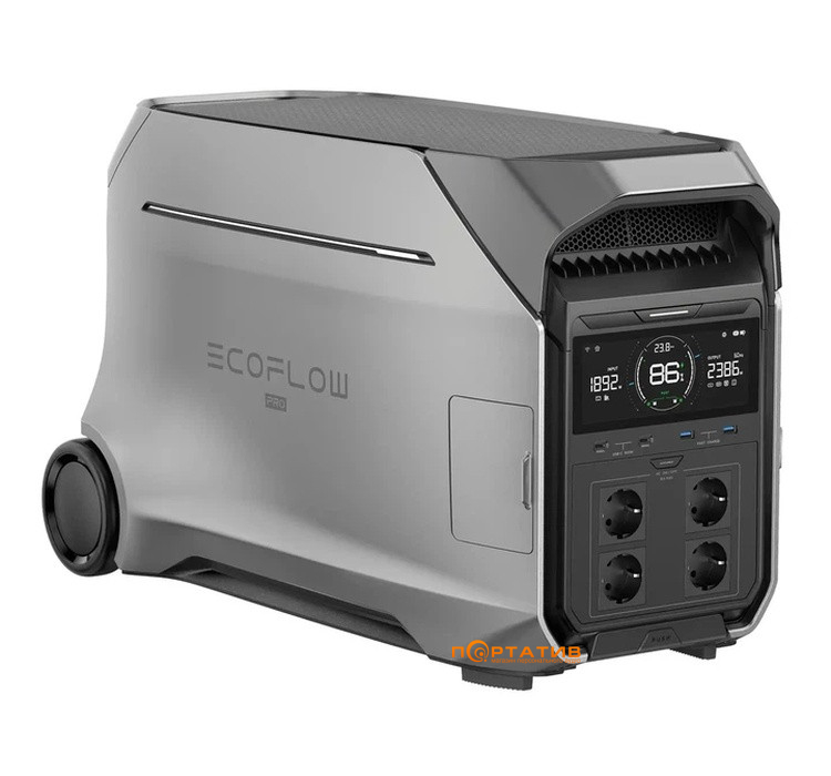 Зарядна станція EcoFlow DELTA Pro 3, 4000W/4096Wh (EFDELTAPRO3-EU-CBox)