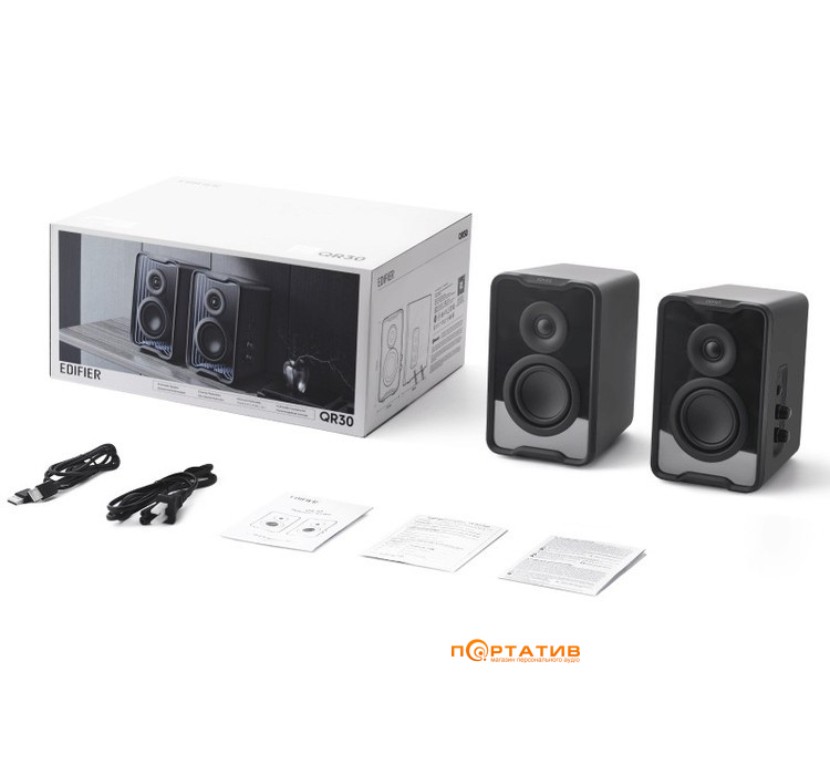 Акустика Edifier QR30 Black 2.0 30W Bluetooth