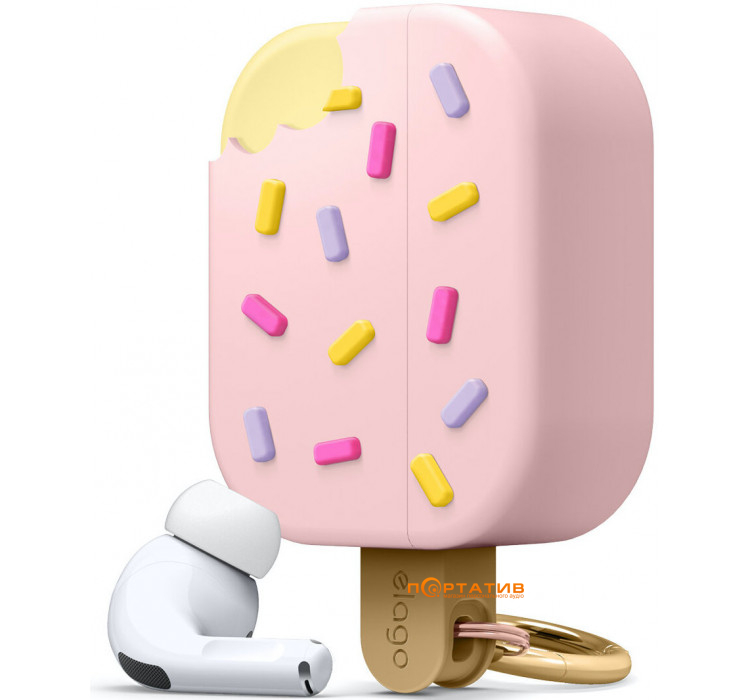Чохол Elago Ice Cream Case for Airpods Pro Strawberry (EAPP-ICE-LPK)