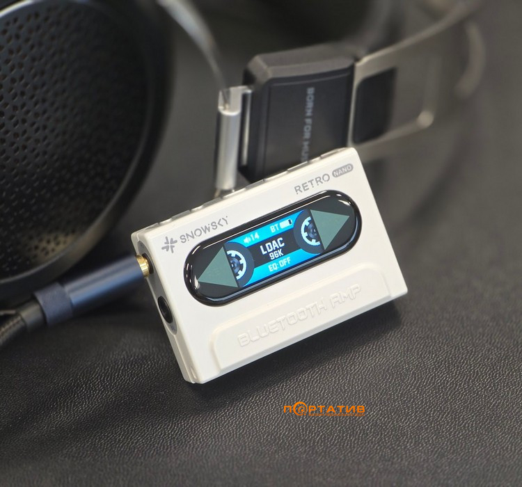 Bluetooth ЦАП с усилителем для наушников FiiO Snowsky Retro Nano White