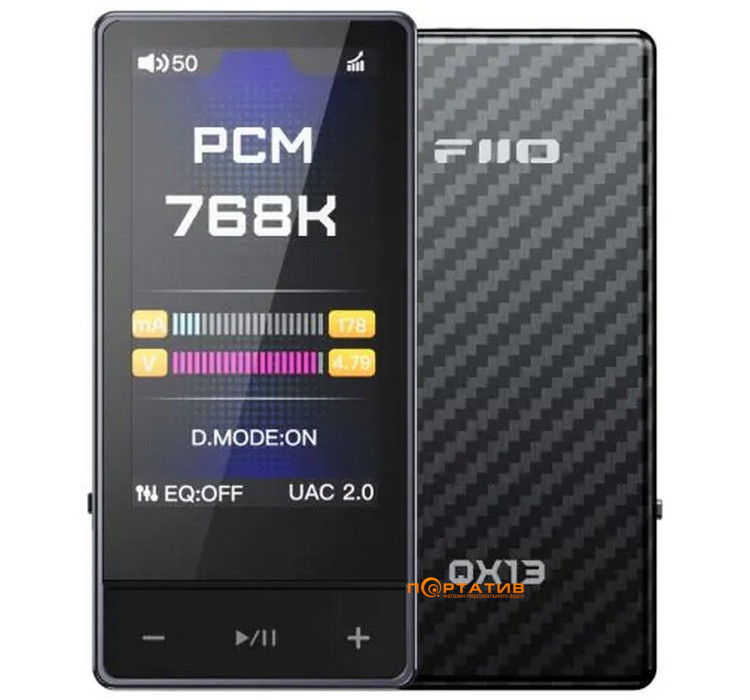 ЦАП с усилителем для наушников FiiO QX13 Black