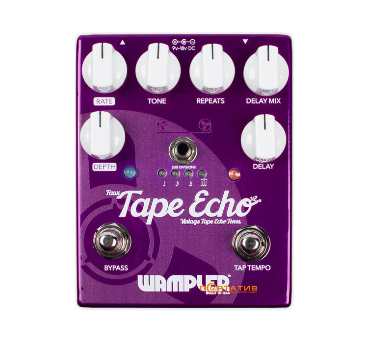 Педаль ефектів Wampler Faux Tape Echo v2