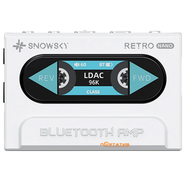 Bluetooth ЦАП с усилителем для наушников FiiO Snowsky Retro Nano White