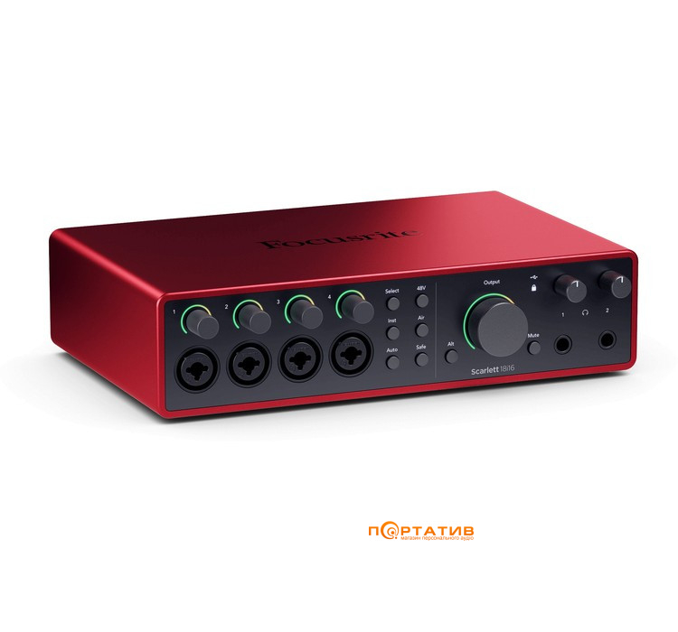 Аудиоинтерфейс Focusrite Scarlett 18i16 (4Gen)