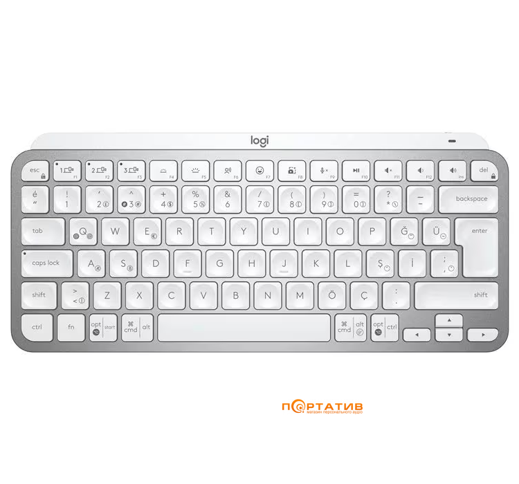 Logitech MX Keys Mini Illuminated for Business Pale Grey (920-010609)