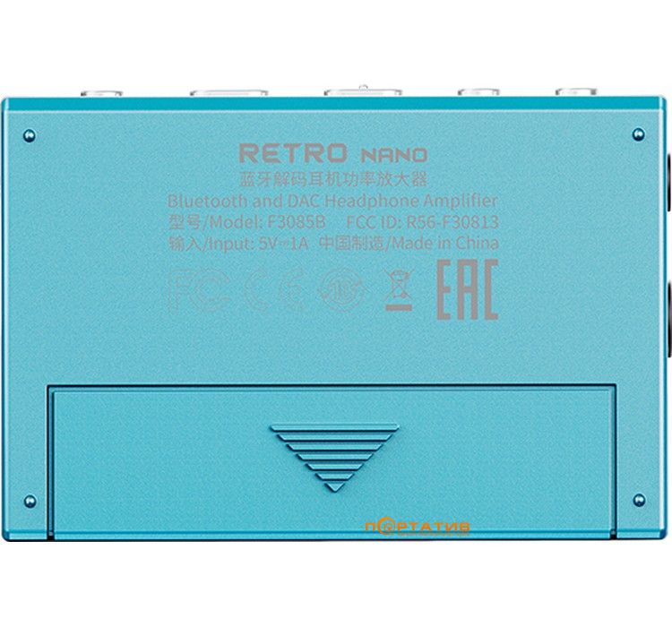 Bluetooth ЦАП с усилителем для наушников FiiO Snowsky Retro Nano Blue