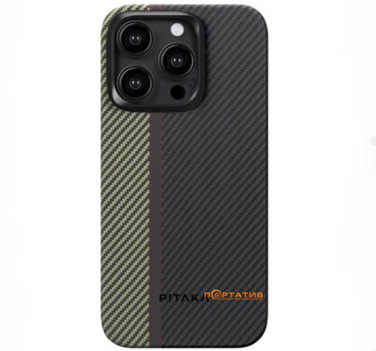 Pitaka MagEZ Case 4 Fusion Weaving Overture for iPhone 15 Pro (FO1501P)