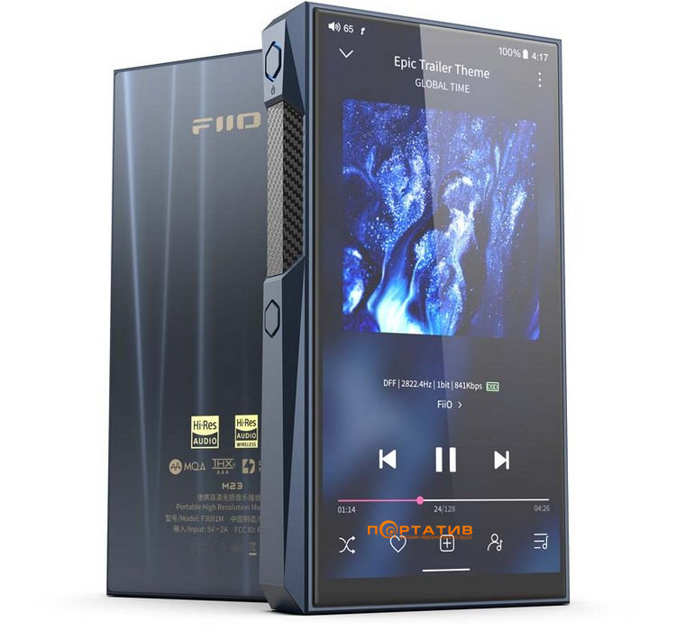 Аудіоплеєр FiiO M23 Blue