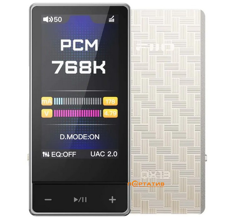 ЦАП с усилителем для наушников FiiO QX13 Titanium Gold