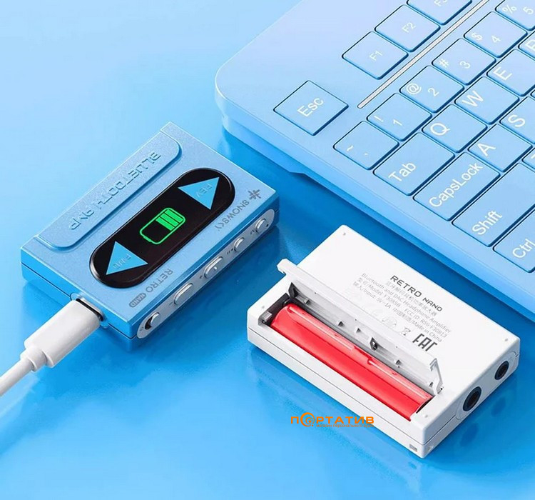 Bluetooth ЦАП с усилителем для наушников FiiO Snowsky Retro Nano White