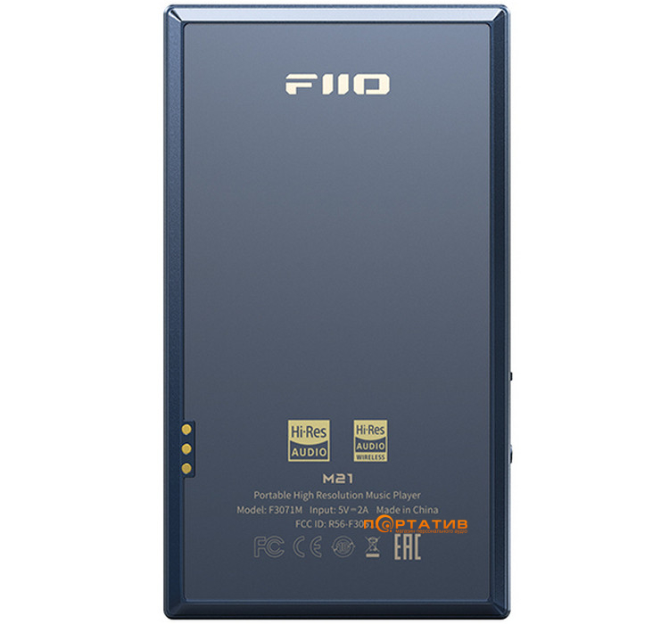 Аудіоплеєр FiiO M21 Dark Blue