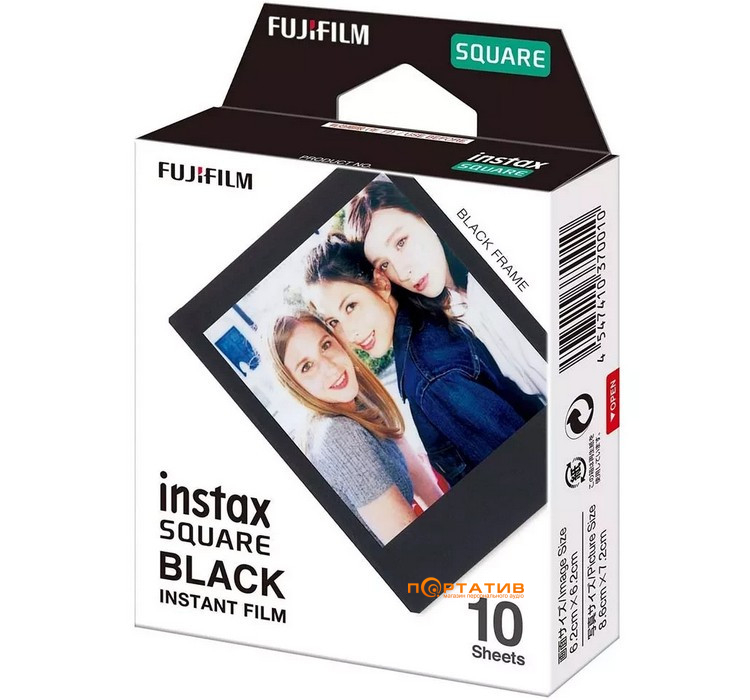 Фотопленка FUJI Square film Instax Black Frame glossy (16576532)
